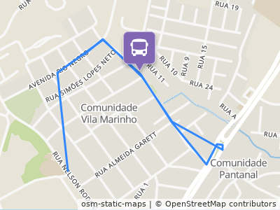 Mapa da parada