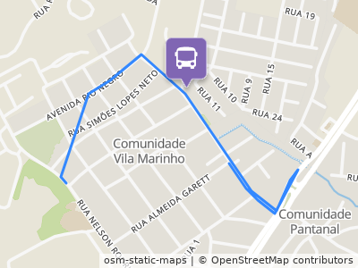 Mapa da parada