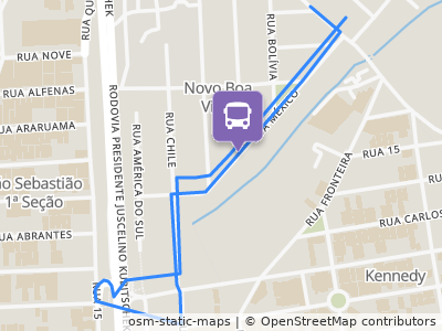 Mapa da parada