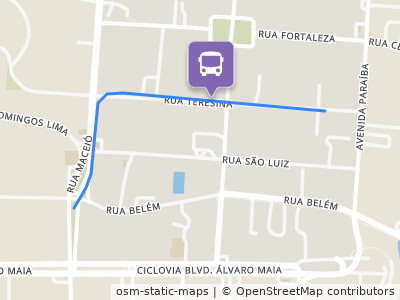 Mapa da parada