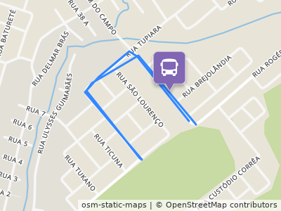 Mapa da parada