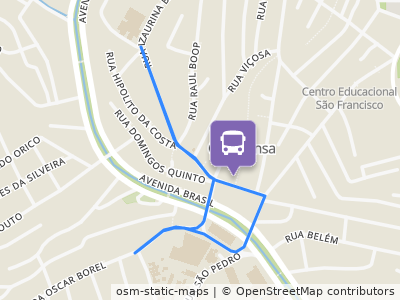 Mapa da parada