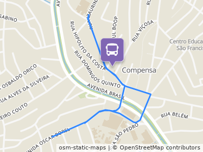 Mapa da parada