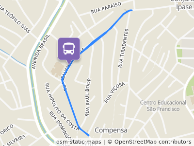 Mapa da parada