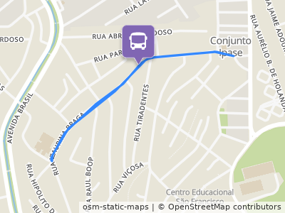 Mapa da parada