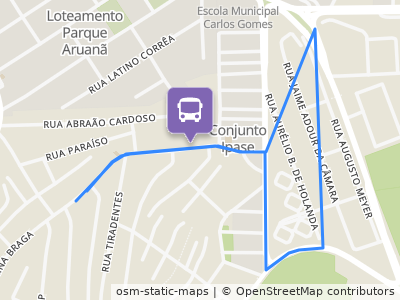 Mapa da parada