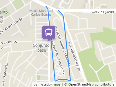 Mapa da parada