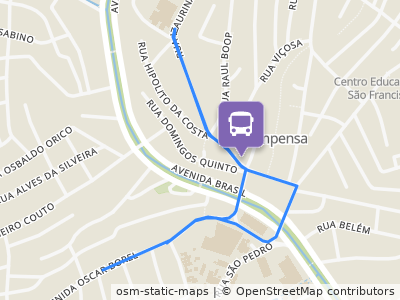Mapa da parada