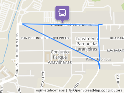 Mapa da parada