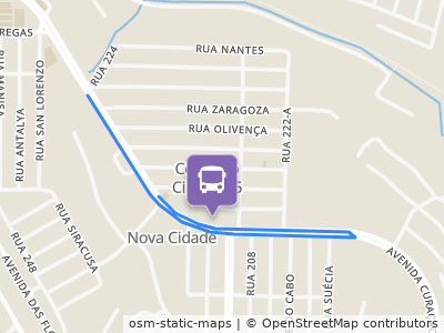 Mapa da parada