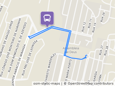 Mapa da parada
