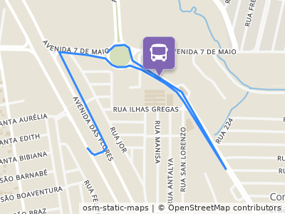 Mapa da parada
