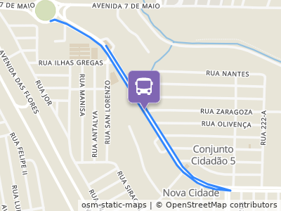 Mapa da parada