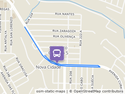 Mapa da parada