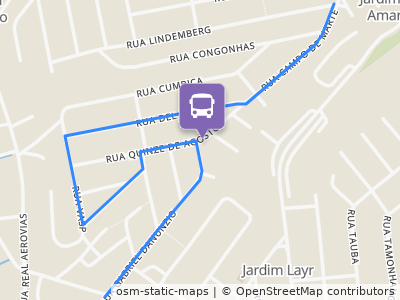 Mapa da parada
