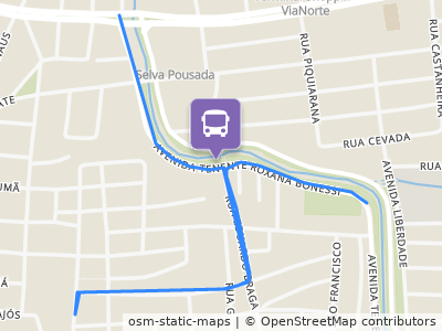 Mapa da parada