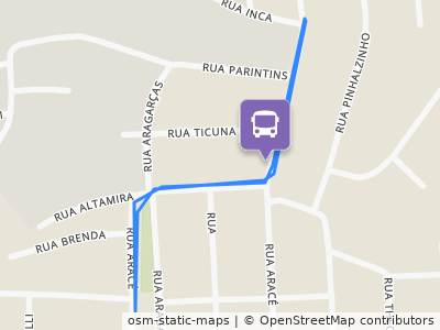 Mapa da parada