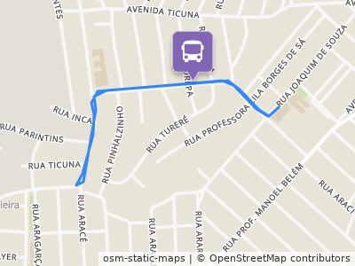 Mapa da parada