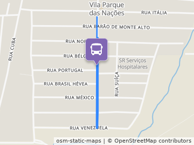 Mapa da parada