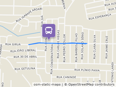 Mapa da parada