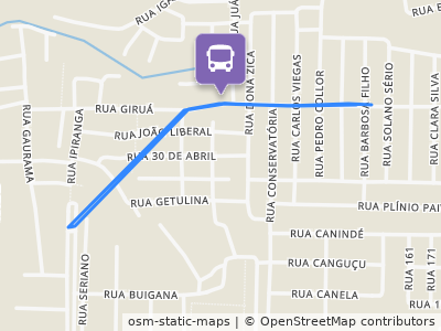 Mapa da parada