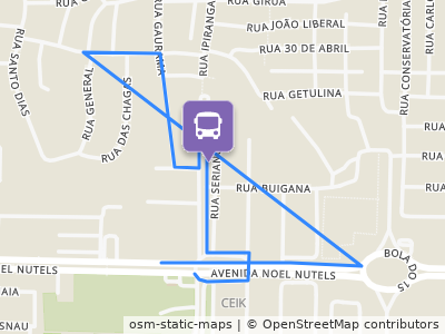 Mapa da parada