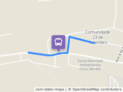 Mapa da parada