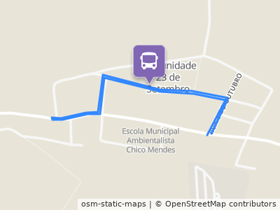 Mapa da parada