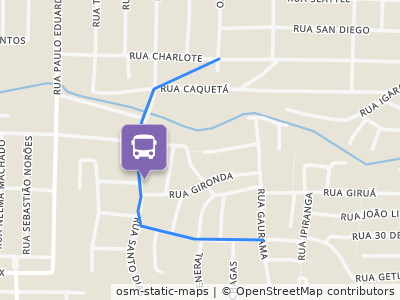 Mapa da parada