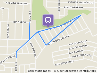 Mapa da parada