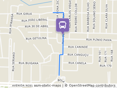 Mapa da parada