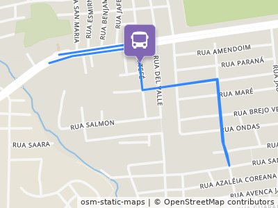 Mapa da parada