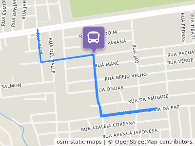 Mapa da parada