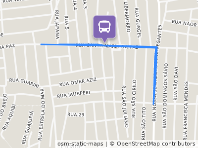 Mapa da parada