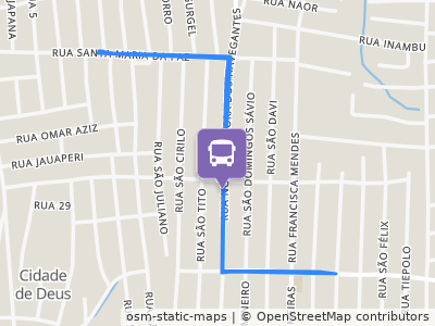 Mapa da parada