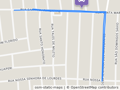 Mapa da parada