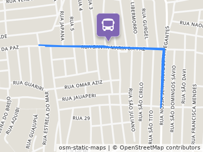 Mapa da parada
