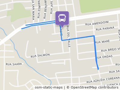 Mapa da parada