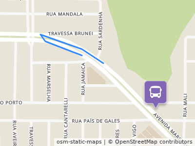 Mapa da parada
