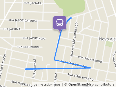Mapa da parada