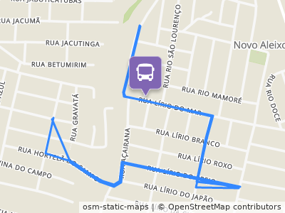 Mapa da parada
