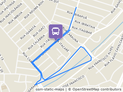 Mapa da parada