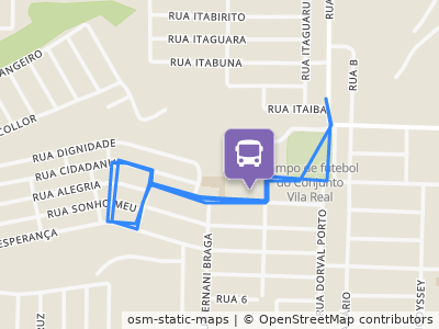 Mapa da parada