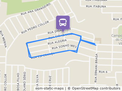 Mapa da parada
