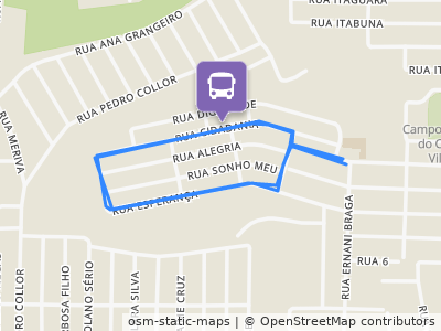 Mapa da parada