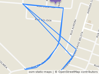 Mapa da parada
