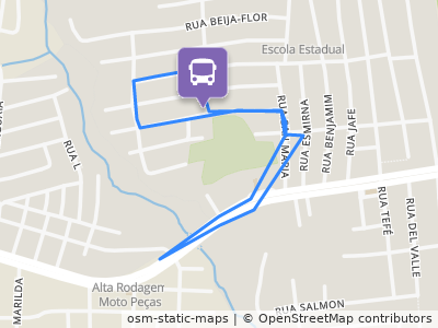 Mapa da parada