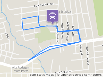 Mapa da parada