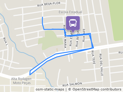Mapa da parada