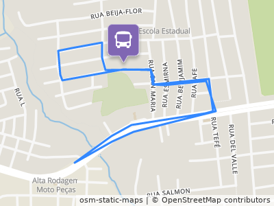 Mapa da parada